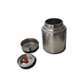 Large Metal Tea Canister
