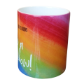 Be a Rainbow 325ml Motivational Mug in Gift Box