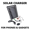 Solar Charger for Cellphones & Gadgets & Batteries