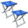Shayd - Camping Portable Folding Chair Stool Set of 2 (31x30x25cm)