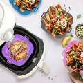 4x 20cm Square Silicone Air Fryer Liners