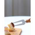 4 Piece Wooden Handle Cheese Knife Set