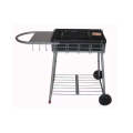 Easy Flip Standing Grill /  Braai Stand with Wheels Seasoning Rack & Shelf