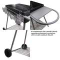 Easy Flip Standing Grill /  Braai Stand with Wheels Seasoning Rack & Shelf