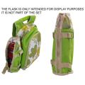 14 Piece Picnic Dining Backpack for 2 with Plates Cutlery & Cups - Flower