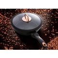 Berlinger Haus 24cm Marble Coating Deep Fry Pan with Lid - Black Rose Edition