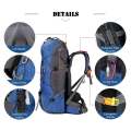 Free Knight 60L Water Resistant All-Purpose Camping Backpack with Rain Cover