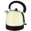 1.8L 2200W Cordless Electric Dome Kettle With Filter - Cream