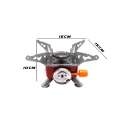 LMA Branded Mini Folding Outdoor Camping Gas Stove and Carry Bag