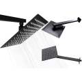 LMA Essentials Square Stainless Steel 20cm Shower Head & 40cm Arm Set