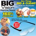 Big Vision plastic glasses 160% degrees Magnifying Eyewear That Makes Everything Bigger and Clearer