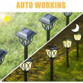 6 Pack Solar Pathway Lights Outdoor, LED Solar Garden Lights Waterproof, Warm White