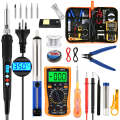 Soldering Iron Kit Welding Tools - 60W 240V LCD Screen 180-500 Temperature Adjustable Solder Wire
