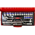 Car Repair And Maintenance Machinery Socket Wrench Hand Tool Set 25 Pieces Portable