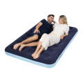 1.91m x 1.37m x 22cm Large Flocked Inflatable Air Bed Camping Mattress