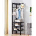 Coat Rack With Shelves With 2 Shelves Entry Coat Rack With 1 Cross Bar Entry Rack For Shoes Storage