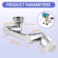 Sink-Water-Aerator, Rotatable Spray Attachment Kitchen Bathroom 360° Angle, Multifunctional Robotic