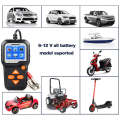 KONNWEI KW650 Car Motorcycle BatteryTester 12V 6V Battery System Analyzer 2000CCA Charging Cranking