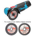 19500Rpm 12V Rechargeable Mini Angle Grinder, Handheld Lithium Battery Cordless Polishing And Cuttin