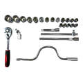 25Pcs Portable Car Repair Maintenance Mechanical Socket Wrench Hand Tool Kit