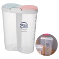 Refrigerator Miscellaneous Grains Transparent Airtight Jar Kitchen Bean Food Grade Storage Tank Divi