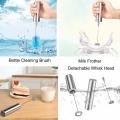 Cozy Milk Frother, Handheld Foam Maker, Portable Drink Mixer Stainless Stee