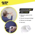 Alien Draft Seal Under Door Draft Stopper 1 Roll 195 in. Anti-Drip Adhesive and Flexible Flap to Sea
