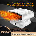1500W Portable Electric Heater Miniature Head-shaking Mute Household Electric Heating Fan Desktop El