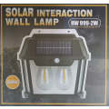 LED Dual Core Outdoor Lighting Solar Warm Light Wall Lamp