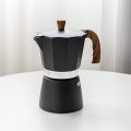 Aluminum Alloy Moka Pot, Stovetop Espresso Coffee Maker, Italian Moka Pot with Prevent Scalding Hand