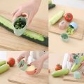 Vegetable Peeler Fruit Peeler with Storage Double Sided Smart Stainless Steel and Plastic Peelers