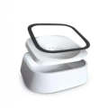 Suitable For Dogs And Cats, 1.5 Liter, Anti-Spill Bowl With Floating Tray,