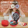 3 Holes Mini Doughnuts Donut Maker Machine for Kid-Friendly Breakfast Cake Pop Waffle Makers for Kid
