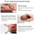 Home Multi Hydraulic Cleaning Brush, 3 in 1 Automatic Liquid Addition Soft Bristle Laundry Brush wit