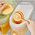 Cold Water Bottle With Faucet Lemon Bottle Drinkware Kitchen Iced Drink Fruit Tea Drink Cool Water j