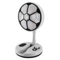 Soccer Ball Rechargeable LED Light Folding Fan with 1 x 1200Mah 18652 Battery. Space for Additional