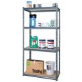 4-Tier Metal Stand with MDF Shelves