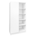 Wardrobe 900 with 4 Open Shelves