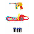 Kiddies Pretend Play Electric Gear Saw and Electric gear Mauser Pistol Toy