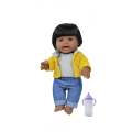 Adorable African Baby Doll with Bottle Accessory - Faith