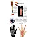 The Henna Bridal Box.. Henna Tattoos with Henna Cones and 3D Nail Appliques