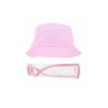 Kids Bucket Hat With Removable Visor - Pink