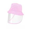 Kids Bucket Hat With Removable Visor - Pink
