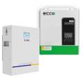 ECCO Hybrid Inverter and Battery Combo 3.5kva / 3500w Mppt SVOLT 24V 106Ah 2.71 kWh A-Grade Lithium