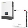 Luxpower 5KVA Hybrid Inverter and Battery Combo Dyness 4.8Kwh Lithium Battery