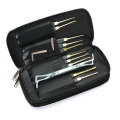 DANIU 24pcs Single Hook Lock Pick Set + 5Pcs Transparent Lock Locksmith Practice Training Skill Set