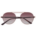 Guess Women's Vintage Round Metal Brow Bar Pilot Sunglasses - GU3028-73F