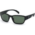 Adidas Men's Polarized Matte Black Rectangle Sport Sunglasses - SP0007 5702R