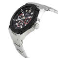 Guess Men's Legacy 45mm Black Dial Stainless Steel Watch - W1305G1