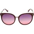 Lacoste Women's Burgundy/Rose Gradient Oval Sunglasses  - L842SA